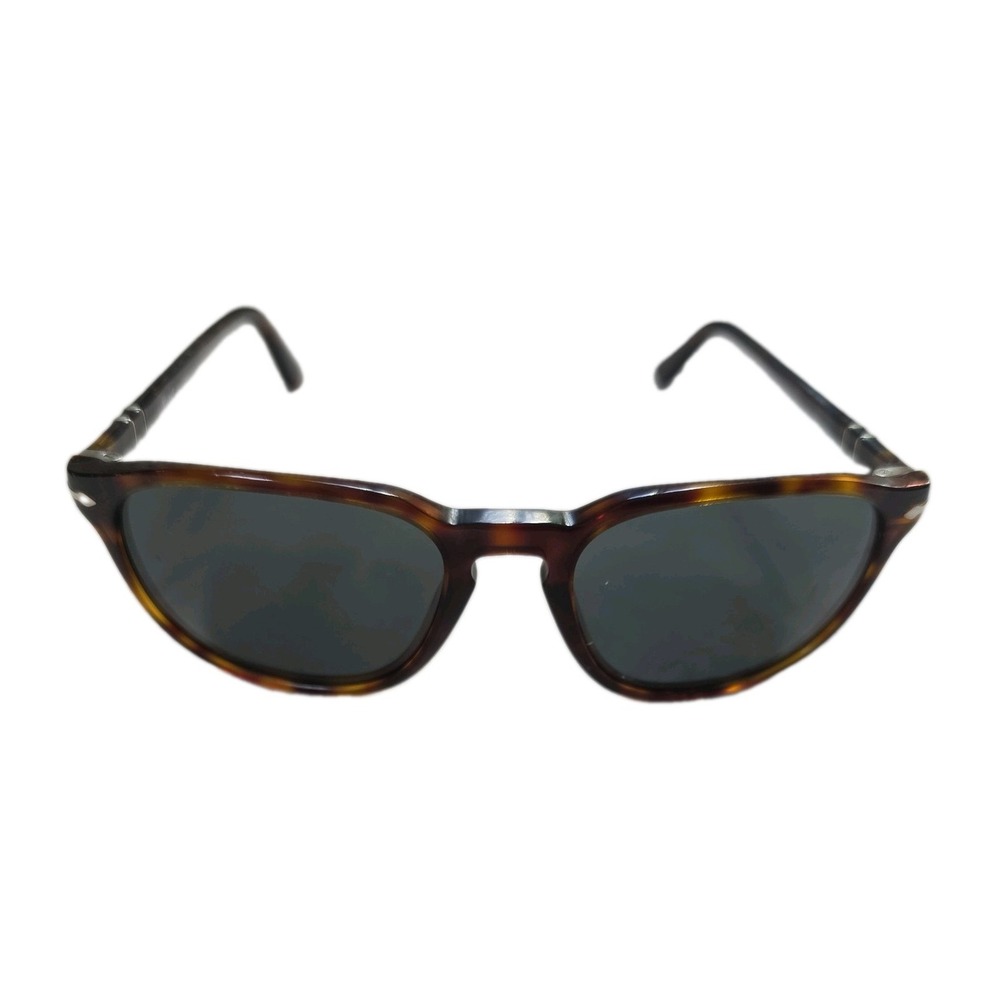 Persol PO3019S Havana Tortoise Sunglasses 24/31 Green Crystal Lenses 52mm Italy